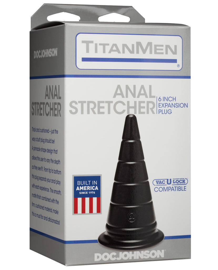 Titanmen 6" Anal Stretcher - Black - LUST Depot
