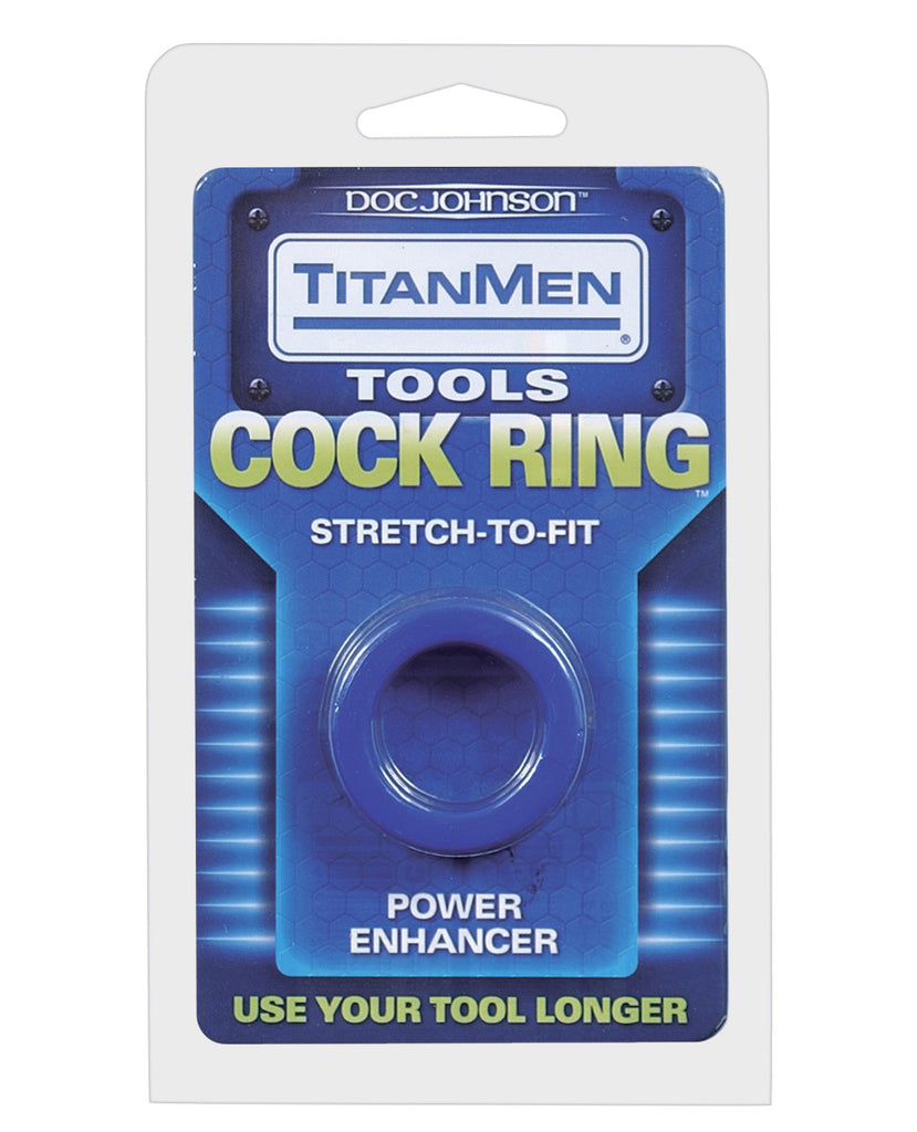Titanmen Tools Cock Ring - Blue - LUST Depot