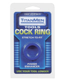 Titanmen Tools Cock Ring - Blue - LUST Depot