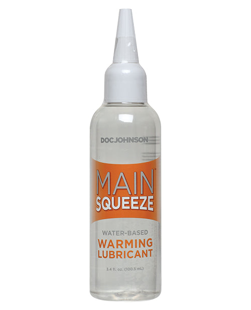 Main Squeeze Warming Water-based Lubricant - 3.4 Oz - LUST Depot