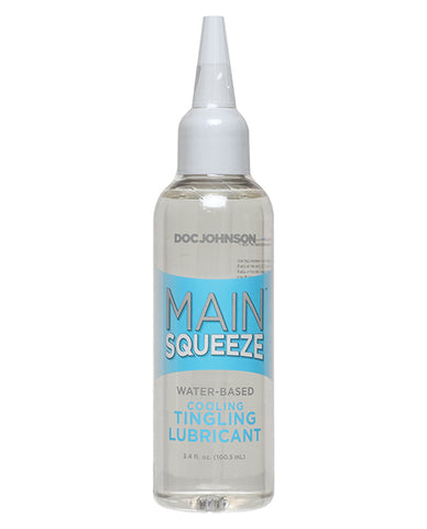 Main Squeeze Cooling-tingling Water-based Lubricant - 3.4 Oz - LUST Depot