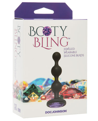 Booty Bling Wearable Silicone Beads - Purple - LUST Depot