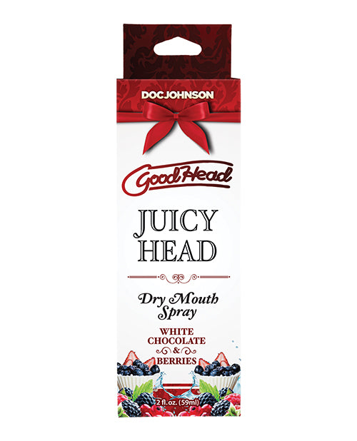 Goodhead Juicy Head Dry Mouth Spray - 2 Oz White Chocolate & Berries - LUST Depot