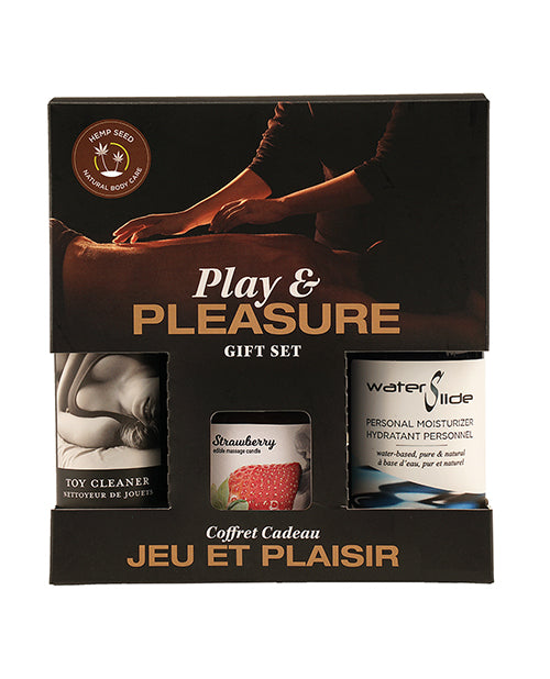 Earthly Body Holiday-valentines Play & Pleasure Gift Set - Asst. Strawberry - LUST Depot