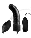 Lux Fetish 6" Inflatable Vibrating Curved Dildo - LUST Depot