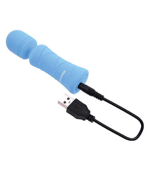 Evolved Out Of The Blue Vibrating Mini Wand - Blue - LUST Depot