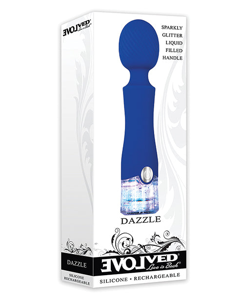 Evolved Dazzle Rechargeable Wand - Blue - LUST Depot