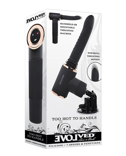 Evolved Too Hot To Handle Thrusting Machine - Black - LUST Depot