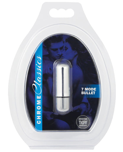 Erotic Toy Company Chrome Classics Bullet - 7 Speed Silver - LUST Depot