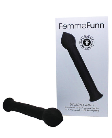 Femme Funn Diamond Wand - Black - LUST Depot