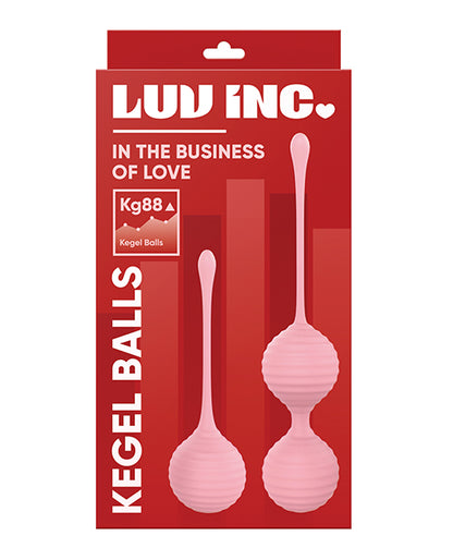 Luv Inc. Silicone Kegel Ball Set - Light Pink - LUST Depot