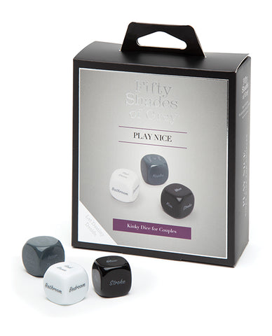 Fifty Shades Of Grey Play Nice Kinky Dice For Couples - LUST Depot
