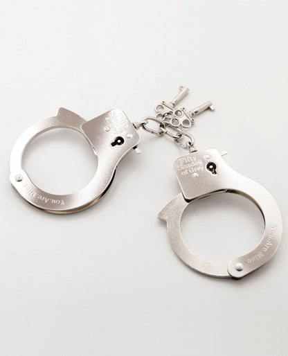 Fifty Shades Of Grey You Are Mine Metal Handcuffs - LUST Depot
