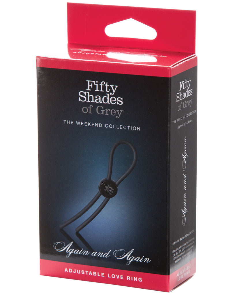 Fifty Shades Of Grey Again & Again Adjustable Love Ring - LUST Depot