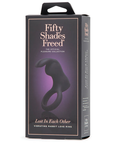 Fifty Shades Freed Lost In Each Other Rechargeable Rabbit Vibrating Love Ring - LUST Depot