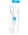Glas 7" Curved Glass G Spot Stimulator - Clear - LUST Depot