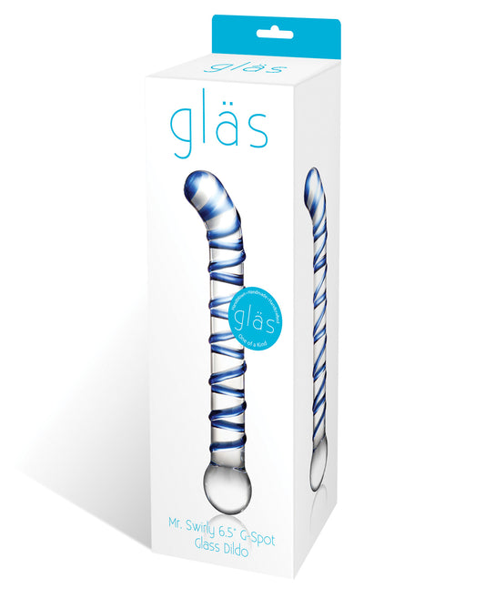 Glas Mr. Swirly 6.5" G-spot Glass Dildo - LUST Depot