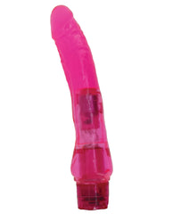 Crystal Caribbean Jelly Vibe #1 Waterproof - 10 Function Pink - LUST Depot