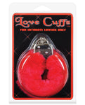 Love Cuffs Furry - Red - LUST Depot