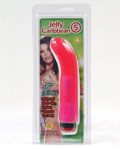 Jelly Caribbean G Spot Vibe #5 - Coral - LUST Depot