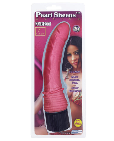 Pearl Sheens 7" Vibe - Pink - LUST Depot