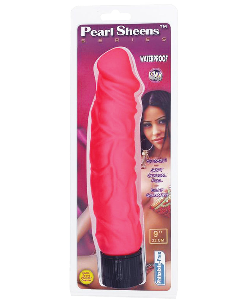 Pearl Sheens 9" Vibe - Pink - LUST Depot
