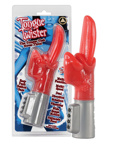 Tongue Twister Vibe Waterproof - Red - LUST Depot