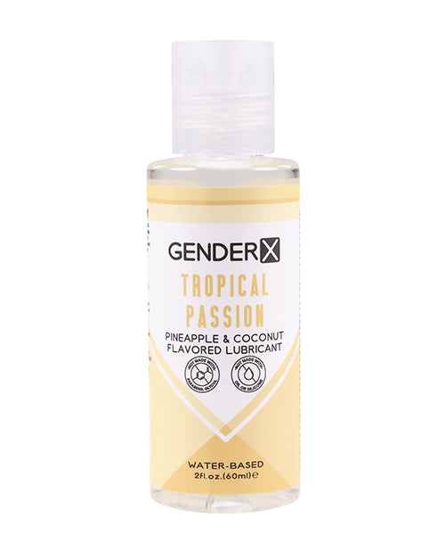 Gender X Flavored Lube - 2 Oz Tropical Passion - LUST Depot