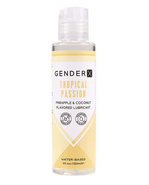 Gender X Flavored Lube - 4 Oz Tropical Passion - LUST Depot