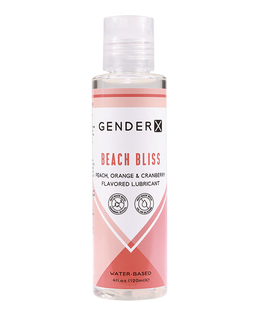 Gender X Flavored Lube - 4 Oz Beach Bliss - LUST Depot