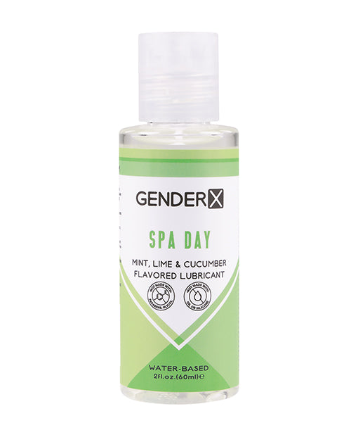 Gender X Flavored Lube - 2 Oz Spa Day - LUST Depot