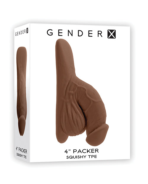 Gender X 4" Packer - Dark - LUST Depot