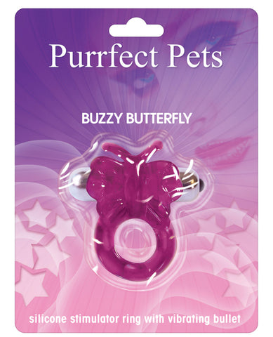 Wet Dreams Purrfect Pet Buzzy Butterfly - Purple - LUST Depot