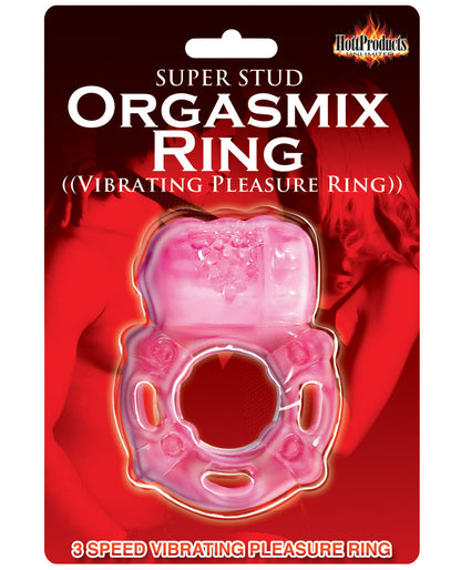 Super Stud Orgasmix Ring Pleasure Ring 3 Speed - Magenta - LUST Depot