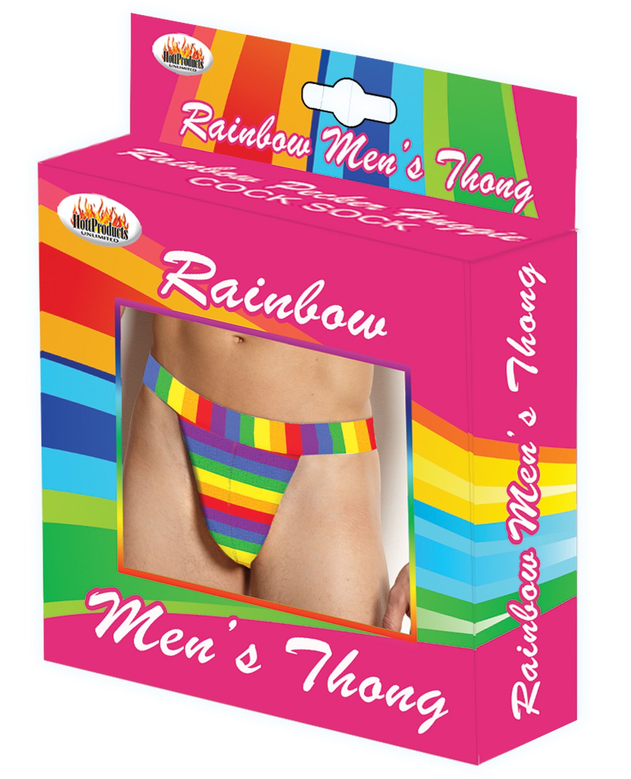 Rainbow Men's Thong - LUST Depot
