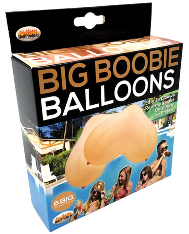 Big Boobie Balloons - Flesh Box Of 6 - LUST Depot