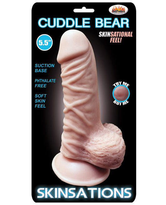 Skinsations Cuddle Bear 5.5" Dildo - LUST Depot