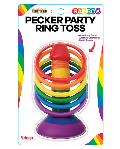 Rainbow Pecker Party Ring Toss - LUST Depot