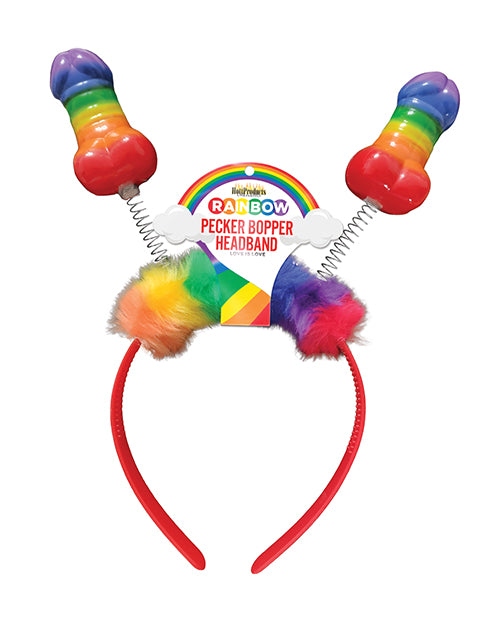 Rainbow Pecker Bopper Headband - LUST Depot
