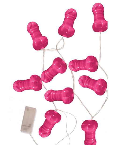 Light Up Pink Pecker String Party Lights - LUST Depot