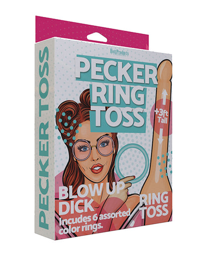 Inflatable Pecker Ring Toss - Asst. Color Rings - LUST Depot