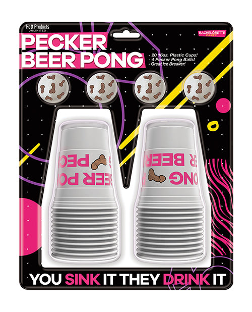 Pecker Beer Pong Game W/balls - LUST Depot