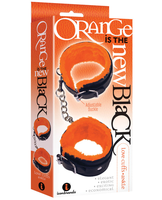 The 9's Orange Is The New Black Ankle Love Cuffs - LUST Depot