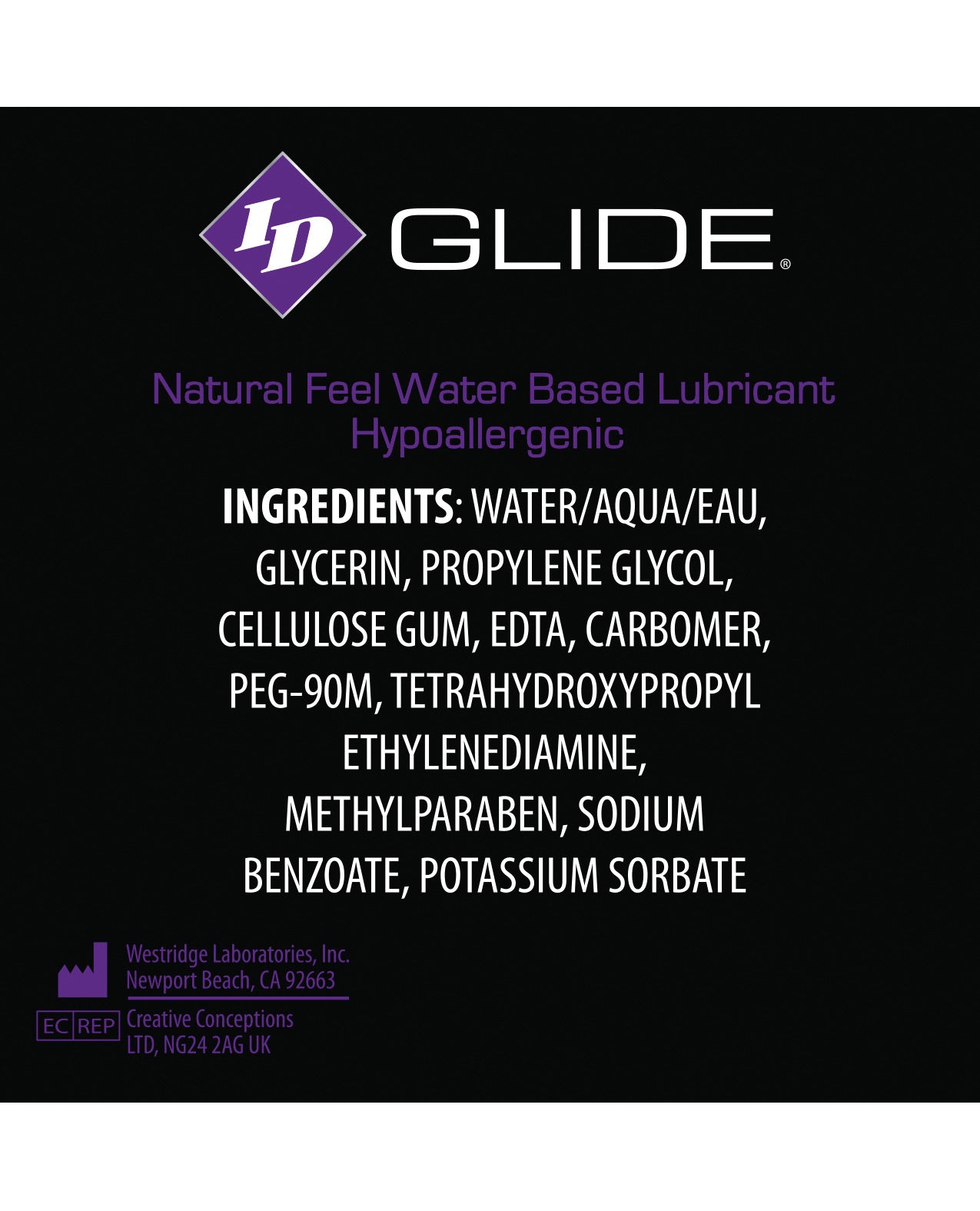 Id Glide Water Based Lubricant - 17 Oz Pump Bottle - LUST Depot