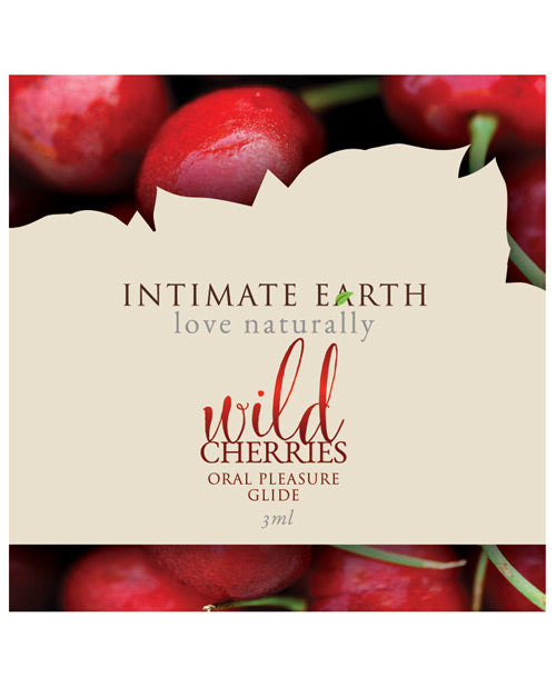 Intimate Earth Lubricant Foil - 3 Ml Wild Cherries - LUST Depot