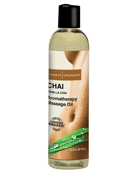 Intimate Earth Chai Massage Oil - 120 Ml Vanilla & Chai - LUST Depot