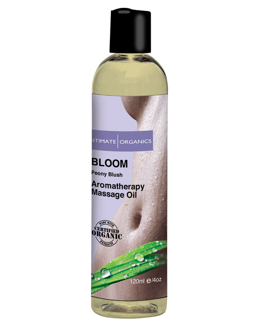 Intimate Earth Bloom Massage Oil - 120 Ml Peony Blush - LUST Depot