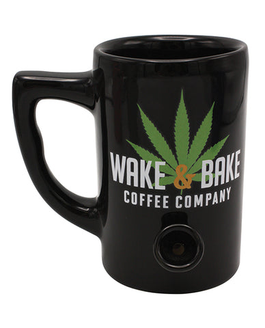 Wake & Bake Coffee Mug - 10 Oz Black - LUST Depot