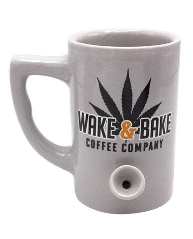 Wake & Bake Coffee Mug - 10 Oz Grey - LUST Depot