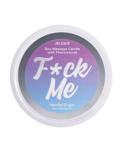 Jelique Massage Candle Fuck Me - 4 Oz Vanilla Sugar - LUST Depot